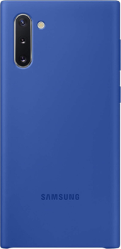 Панель Samsung Silicone Cover для Galaxy Note 10 Blue (8806090029318)