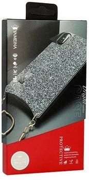 Etui plecki Yameina Shiny Case BAG do Apple iPhone XR Silver (5900217272977)