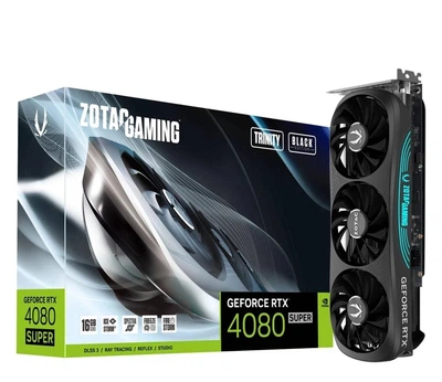 Видеокарта Zotac GeForce RTX 4080 SUPER Trinity Black Edition 16GB GDDR6X (ZT-D40820D-10P) EU