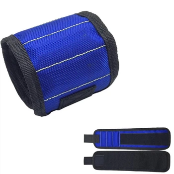 Магнитный браслет для инструментов magnetic wristband Синий