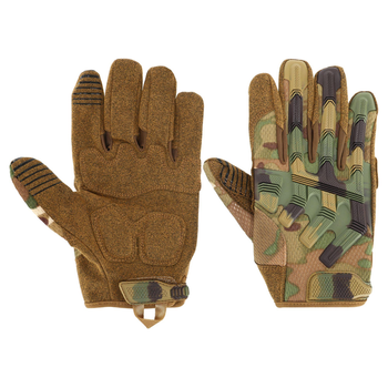 Перчатки тактические с закрытыми пальцами Military Rangers BC-9875 2XL Камуфляж Multicam