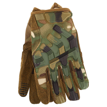 Перчатки тактические с закрытыми пальцами Military Rangers BC-9875 2XL Камуфляж Multicam