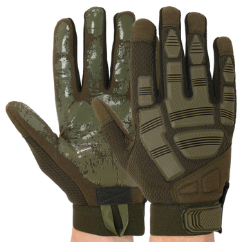 Перчатки тактические с закрытыми пальцами Military Rangers BC-8799 L Оливковый