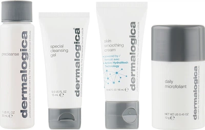 Набір - Dermalogica Discover Healthy Skin (oil/30ml + gel/15ml + microfoliant/13g + cr/15ml) (860751-60244)