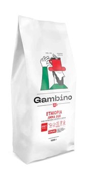 Кофе в зернах Ethiopia Djimmah 5GR GAMBINO моносорт 1 кг