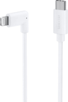 Kabel kątowy Insta 360 USB Type-C - Apple Lightning M/M 0.18 m White (CINSBBBB)