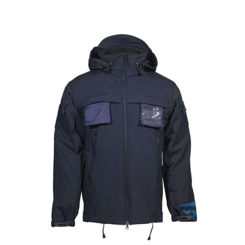 Куртка для поліції Soft Shell темно синя Pancer Protection (44)