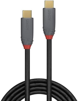Kabel Lindy USB Type-C - USB Type-C M/M 0.5 m Gray (4002888369008)