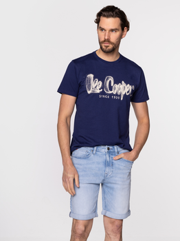 Krótkie spodenki męskie Lee Cooper DUST-1223 L Niebieskie (5904347386221)