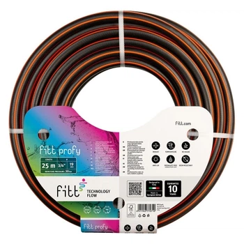 Поливочный шланг Fitt Profy 19 мм (3/4"), 25 м, Аквапульс