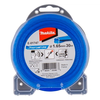 Жилка косильна 1.65 мм "чотирилисник" Makita E-01747 (30 м)