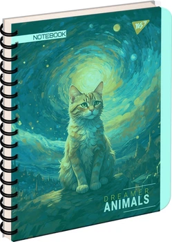 Набір зошитів для записів YES А5/144 пл.обл. Dreamer animals 3 шт (681972) (4823092282996)