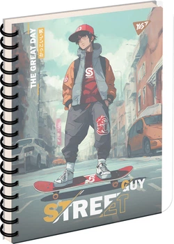 Набор тетрадей для записей YES А5/144 пл.обл. Street guy 3 шт (681960) (4823092282873)