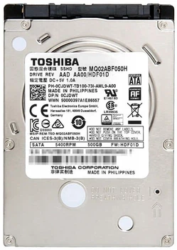 Жорсткий диск Toshiba 2.5 Solid State Hybrid 500Gb (MQ02ABF050H) Б/в