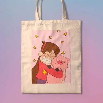 Эко-сумка, шопер с принтом Мейбл Пайнс Mabel Pines Гравити Фолз Gravity Falls