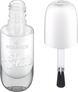 Лак для нігтів Essence Cosmetics Gel Nail Colour 33 Just White 8 мл (4059729349040)