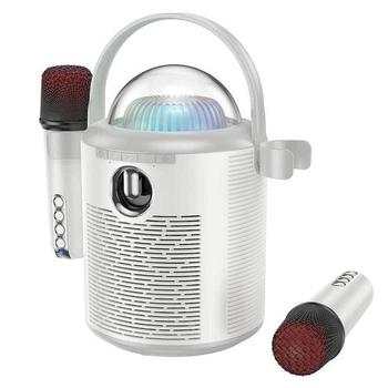 Беспроводная Портативная Bluetooth Колонка Акустика с микрофоном HOCO BS59 |BT5.1| 2Mic, Караоке, TF-карта (MicroSD), AUX | Серый