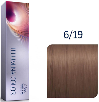 Крем-фарба для волосся Wella Professional Permanent Illumina Color Microlight Technology Dark Ash Blonde 6.19 60 мл (8005610543628)