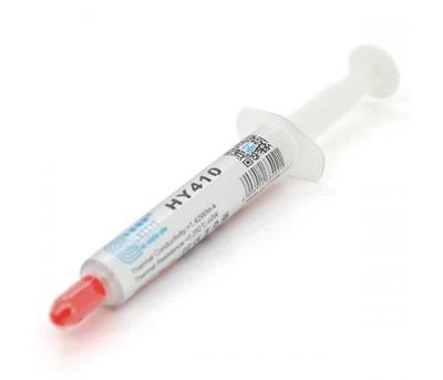 Паста термопровідна HY-410 2g, шприц, White, >1,42W/mK,