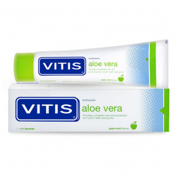 Зубна паста VITIS Aloe Vera з сммком яблука 100 мл
