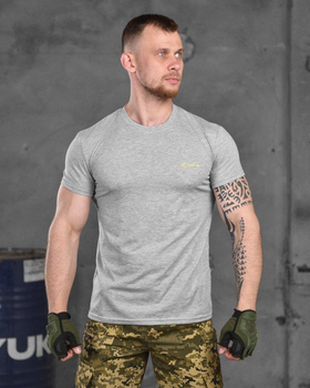 Тактическая мужская футболка Logos-Tac XL серая (86908)