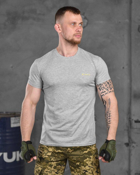 Тактическая мужская футболка Logos-Tac 3XL серая (86908)