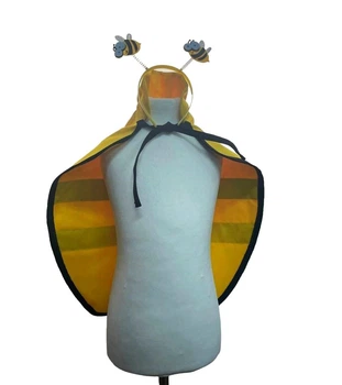 Карнавальный комплект Шмеля или Пчелы (накидка и обруч с пчелками), One size