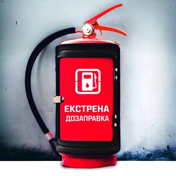 Подарок для мужчин "Мини - БАР Огнетушитель "Дозаправка" + 2 стакана в подарок