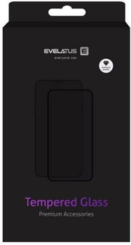 Захисне скло Evelatus 3D Full Cover Corning Gorilla Glass Anti-Static 10X Stronger для Apple iPhone 14 Pro Black (EAI14PCGGA)