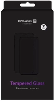 Szkło ochronne Evelatus 3D Full Cover Corning Gorilla Glass Anti-Static 5X Strong do Apple iPhone 15 Plus Black (EVECG15PLUSYTA)