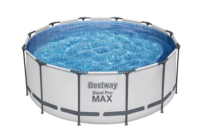 Каркасний басейн Bestway 56420 розмір 366х122 з картриджем і фільтром, зі сходами (без підстилки)