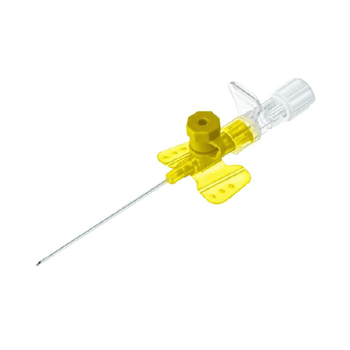 Канюля внутривенная с инъекционным клапаном ТМ Ігар унафлон 24G (тип Неофлон, желтый)
