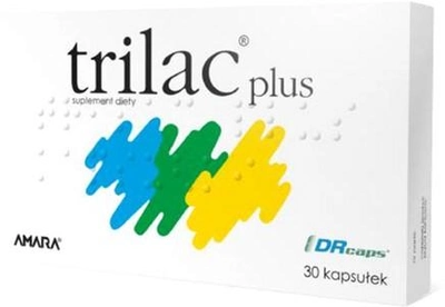 Пробіотик Amara Trilac Plus 30 капсул (5901315022556)