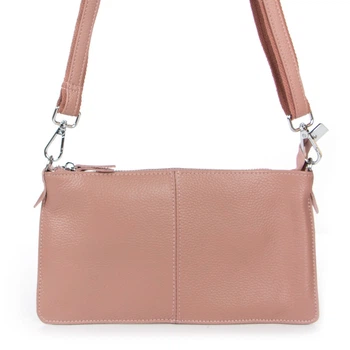 Молодіжний клатч зі шкіри ALEX RAI 8801-2 pink