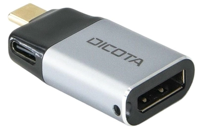 Adapter Dicota USB Type-C - DisplayPort Silver (7640239421233)