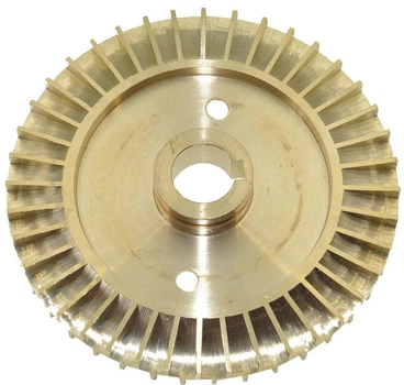 Крыльчатка насоса латунная d 12*76 шпонка, nkr004