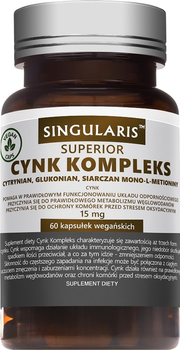 Цинк Singularis Superior 60 капсул (5907796631119)