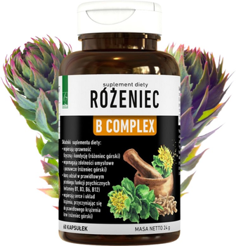 Kompleks witamin A-Z Medica Różeniec B Complex 60 caps (5903560624349)