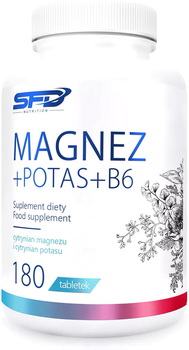 Kompleks witamin i minerałów SFD Magnez + Potas + B6 180 tabs (5902837743196)