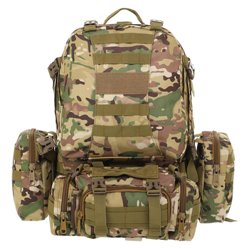 Рюкзак тактический штурмовой с подсумками Silver Khight Heroe 213 объем 25 литров Camouflage