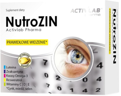 Kompleks witamin i minerałów Activlab NutroZIN 60 caps (5903260902747)