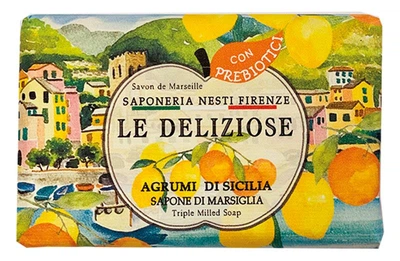 Итальянское мыло Nesti Dante Le Deliziose Agrumi di Sicilia 150 гр