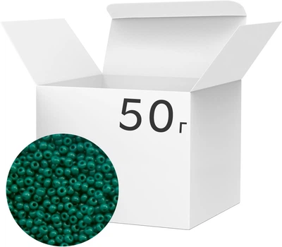 Бисер ВДВ Preciosa Натуральный 14/0 Морская волна 50 г (218-14/0-53270)