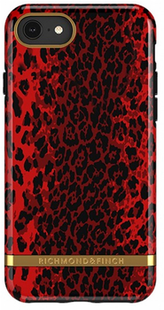 Панель Richmond & Finch Leopard для Apple iPhone 6/6S/7/8/SE 2020/SE 2022 Red (7350111350048)