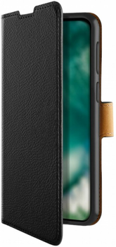 Etui z klapką Xqisit Slim Wallet do Samsung Galaxy A02S Black (4029948201511)