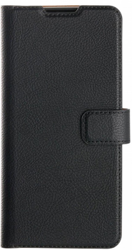 Etui z klapką Xqisit Slim Wallet do Xiaomi Redmi Note 10 5G Black (4029948216645)
