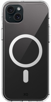 Etui plecki Xqisit Antishock MagSafe do Apple iPhone 15 Plus Clear (4029948227580)