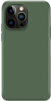 Etui plecki Xqisit Silicone Case do Apple iPhone 14 Pro Eucalyptus (4029948219721)