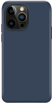 Etui plecki Xqisit Silicone Case do Apple iPhone 14 Pro Max abyss Blue (4029948219783)