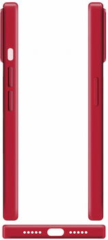 Etui plecki Xqisit Silicone Case do Apple iPhone 14 Pro Max Red (4029948220260)